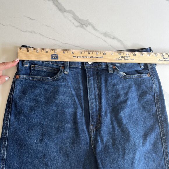 Signature by Levi Strauss Heritage High Rise Straight Leg Jeans Women's Size 33 - Picture 6 of 15